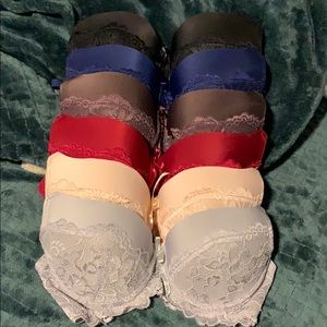 Lace Push Up Bra Set (x6)